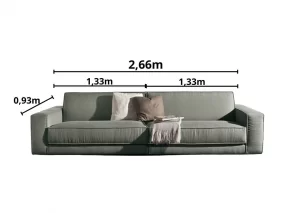 Sofá 2 Lugares King-Size  