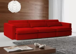 Sofá de 3 Lugares Retrátil 