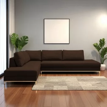Sofá de Canto em L , Chaise Lado Esquerdo - EGO002