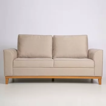 Sofá 2 Lugares, Base em MDF, Carregador USB - FLA004